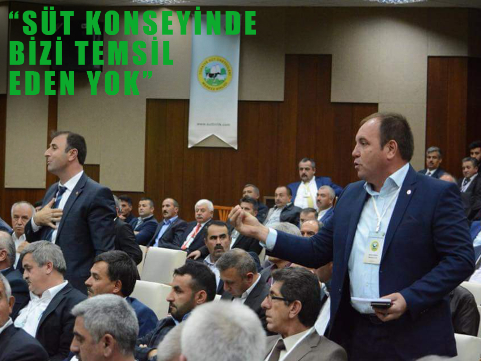 süt konseyinde bizi temsil eden yok